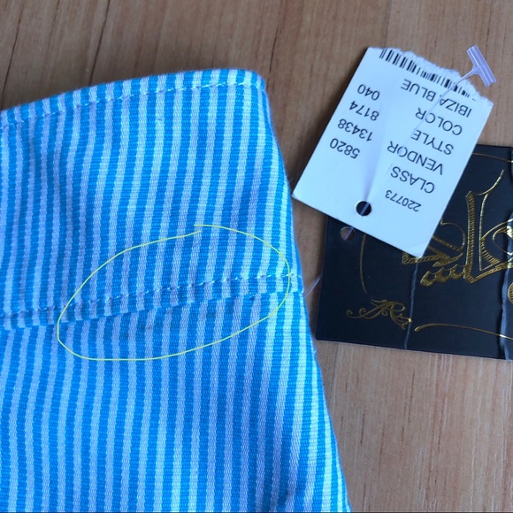 NEW LOST Shorts Blue Waist 32 Size 5 Junior - Picture 9 of 13